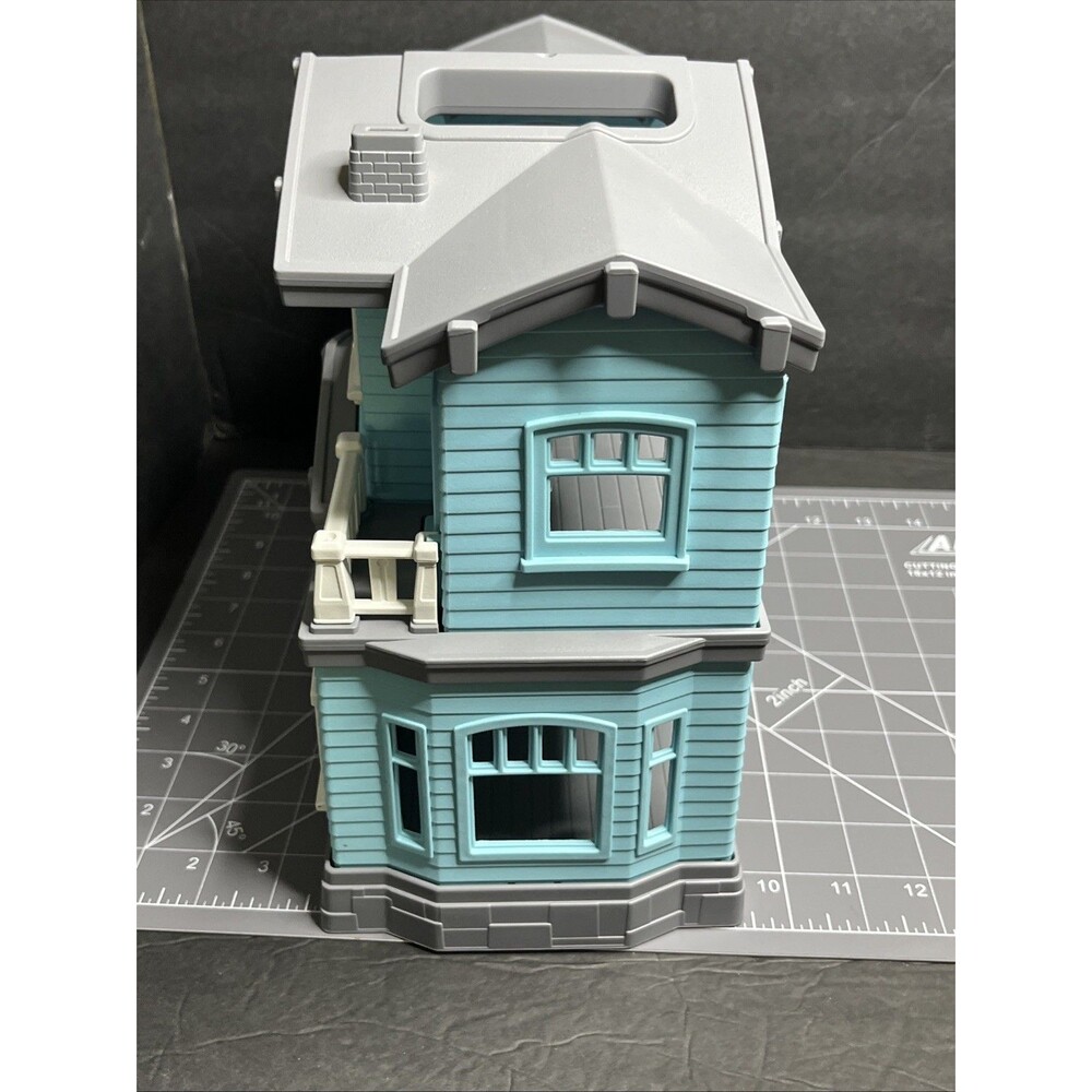 Green Toys Doll House PlaySet Blue =Just The House - Picture 5 of 8